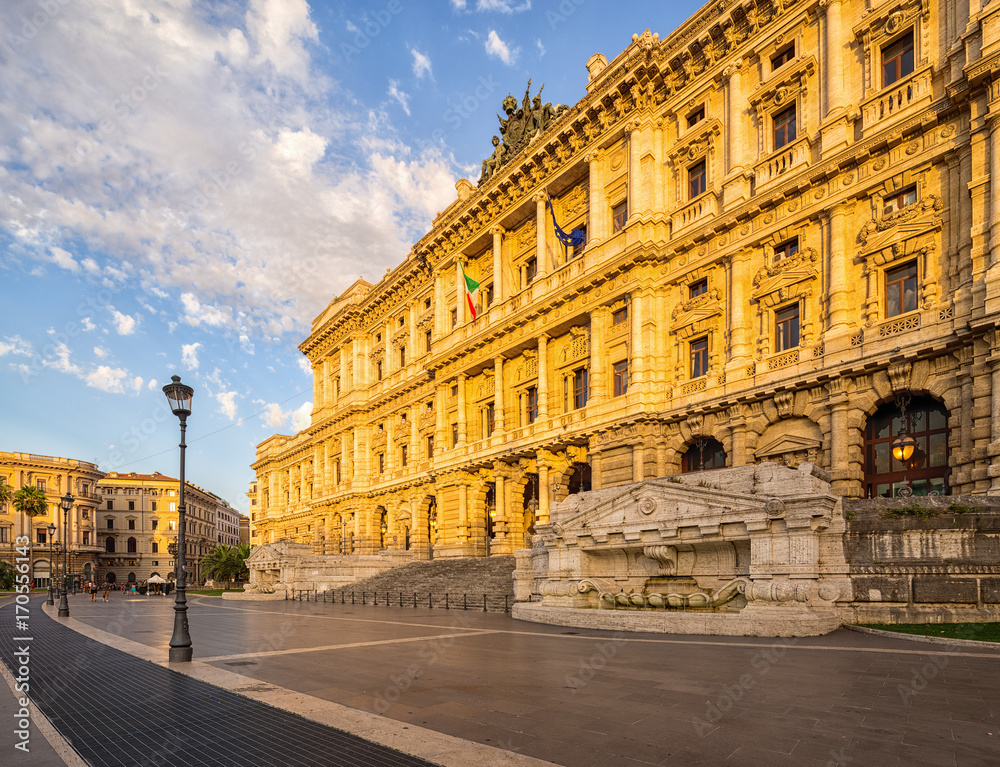 Rome, Italy. Palace of Justice (Palazzo di Giustizia) - courthouse building.