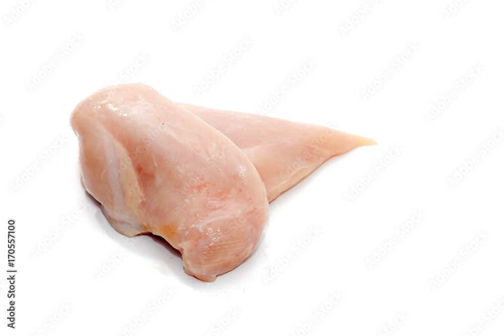 chicken breast isolated on white background chicken breast isolated on white background