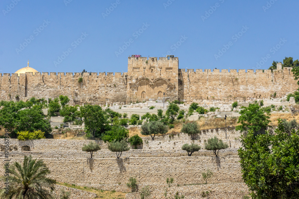 The Golden Gate in Jerusalem, Israel