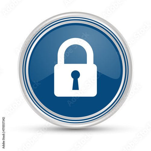 Blauer Button - Schloss