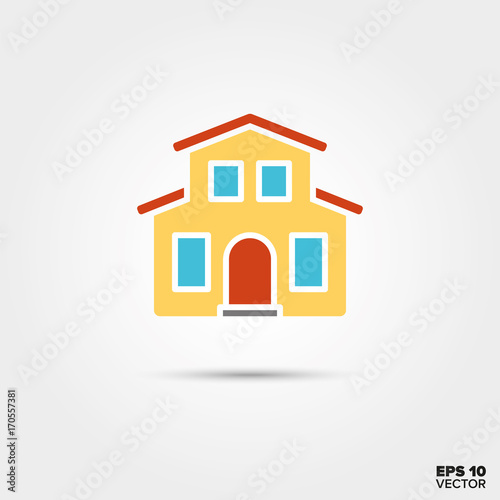 villa vector icon
