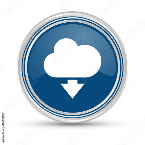 Blauer Button - Wolke Download