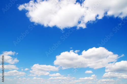 blue sky with clouds