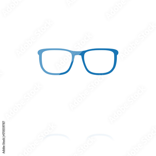Farbiges Symbol - Brille