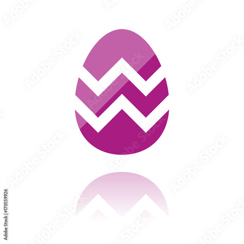 Farbiges Symbol - Osterei