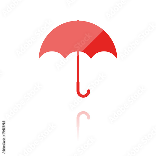 Farbiges Symbol - Regenschirm