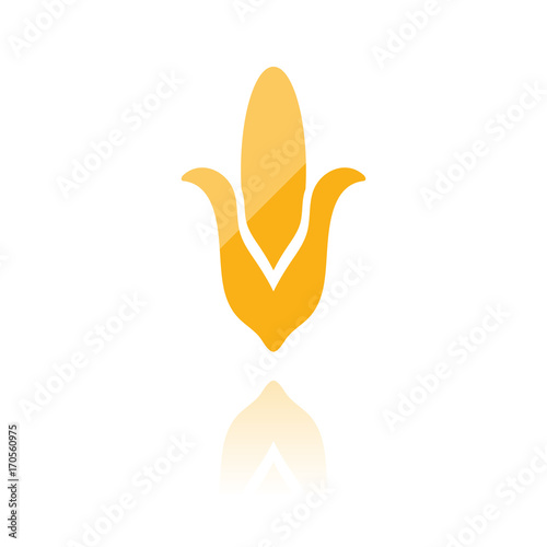 farbiges Symbol - Mais Kontur