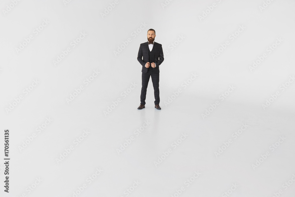 young business man isolated on white background young business man isolated on white background