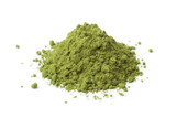 Heap of Japanese powdered green matcha tea