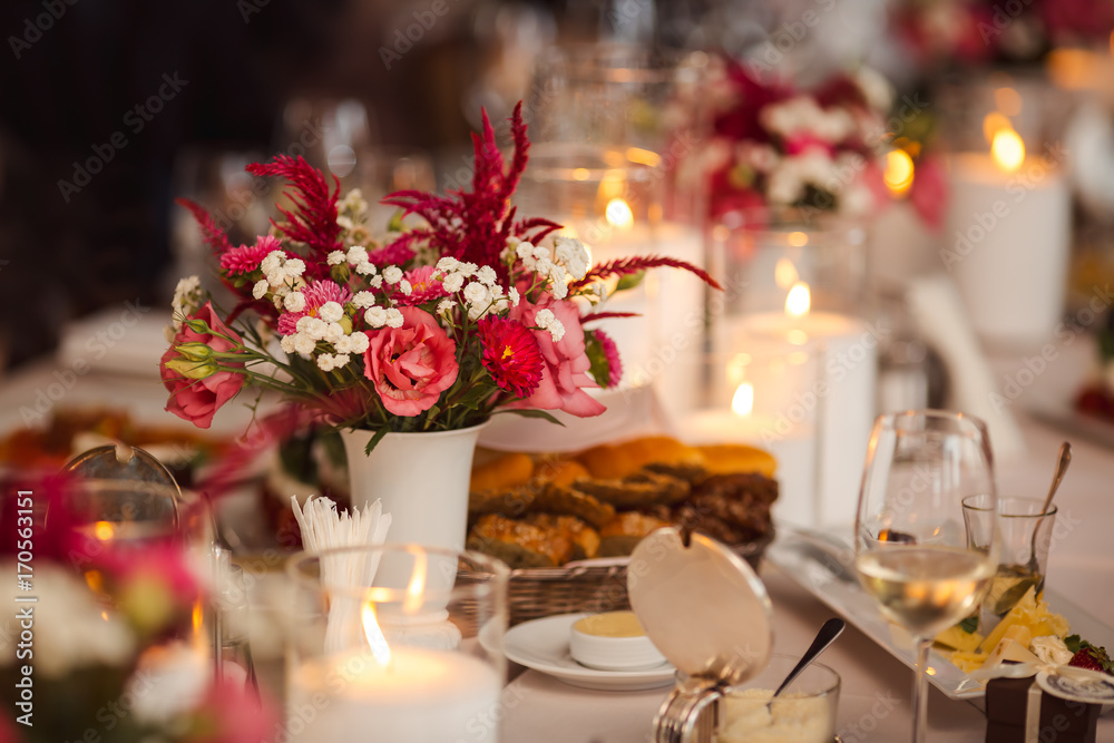 Candles on the table Candles on the table