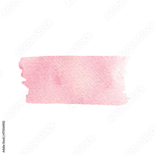 Vector hand painted pink texture isolated on the white background for your design. Usable for cards, wedding invitations and more.