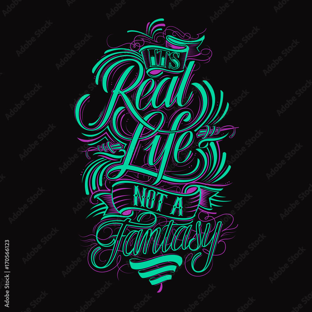 Real Life Typography Design