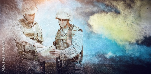 Composite image of landscape