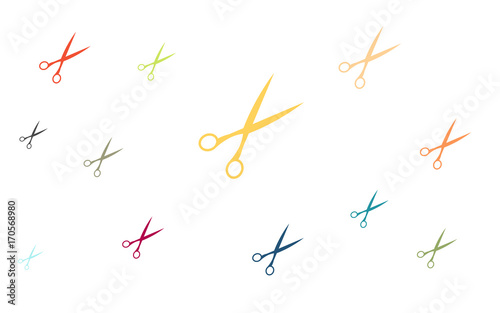 Wallpaper - bunte Scheren