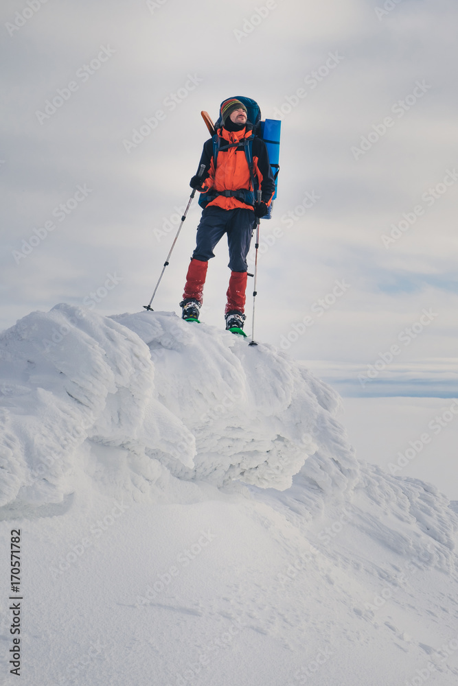 Feel freedom and enjoy beautiful winter mountains Feel freedom and enjoy beautiful winter mountains