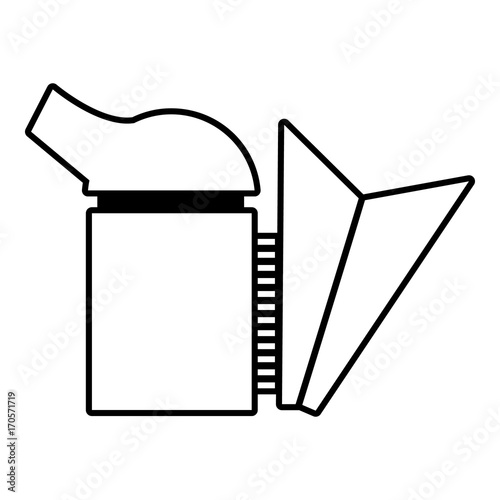 Beehive smoker icon , outline style