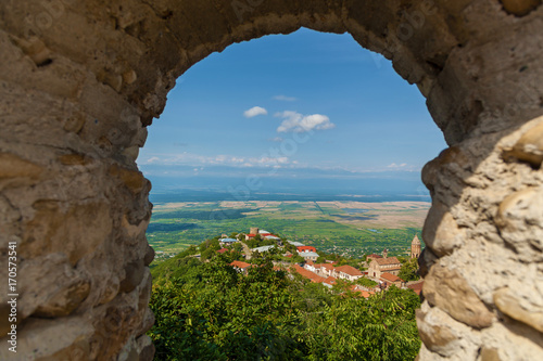 Architecture of Sighnaghi city in Georgia