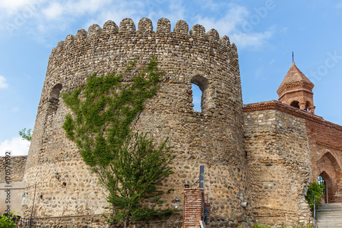 Architecture of Sighnaghi city in Georgia photo