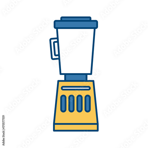 Kitchen blender isolated icon vector illustration graphic design