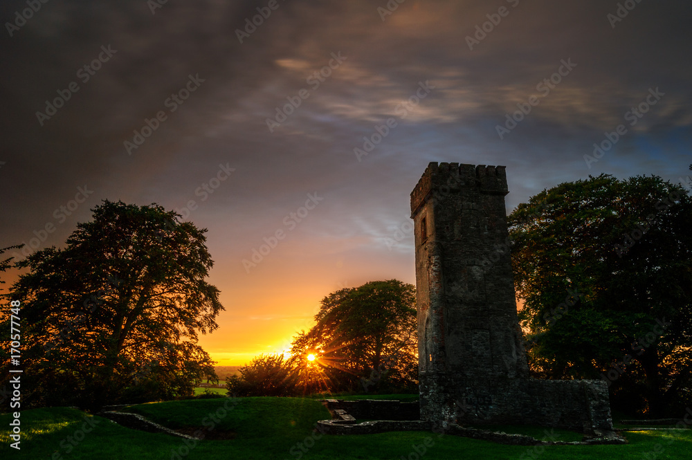The Survivor: as every evenings passing on, the remaining of that Ancient Castle is still up to watch what beauty would bring the next Sunset played by Master Sun! Cu Chulainn, Dundalk, Louth, Ireland