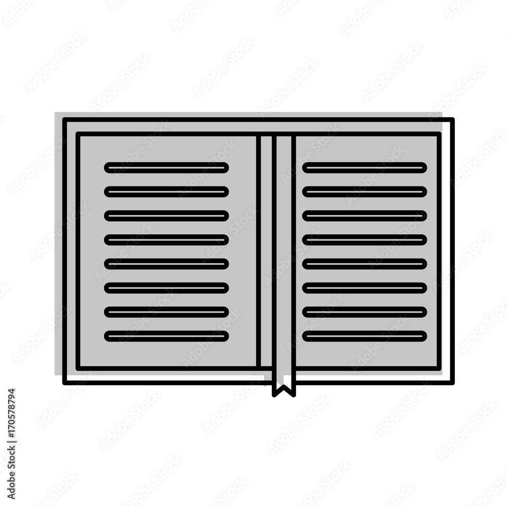 overhead view of a book personal organiser planner bookmark vector illustration overhead view of a book personal organiser planner bookmark vector illustration
