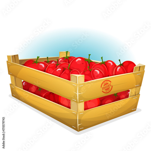 Crate With Tomatoes