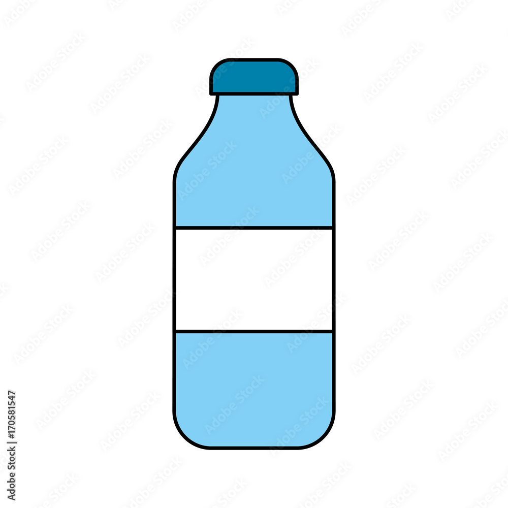bottle juice drink market product element vector illustration