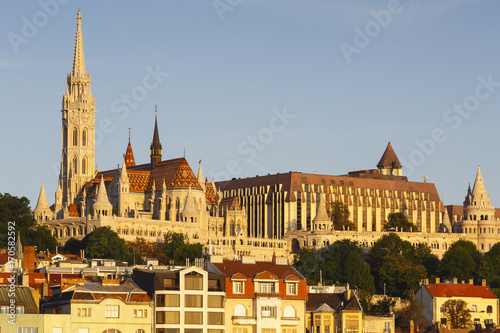 Wallpaper Mural Morning view of historic city centre of Buda, Hungary.
 Torontodigital.ca