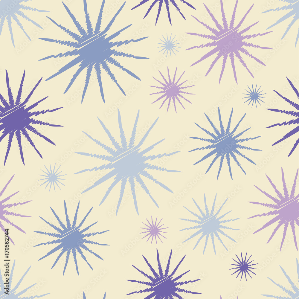 Seamless background with decorative stars. Scribble texture. Textile rapport. Seamless background with decorative stars. Scribble texture. Textile rapport.