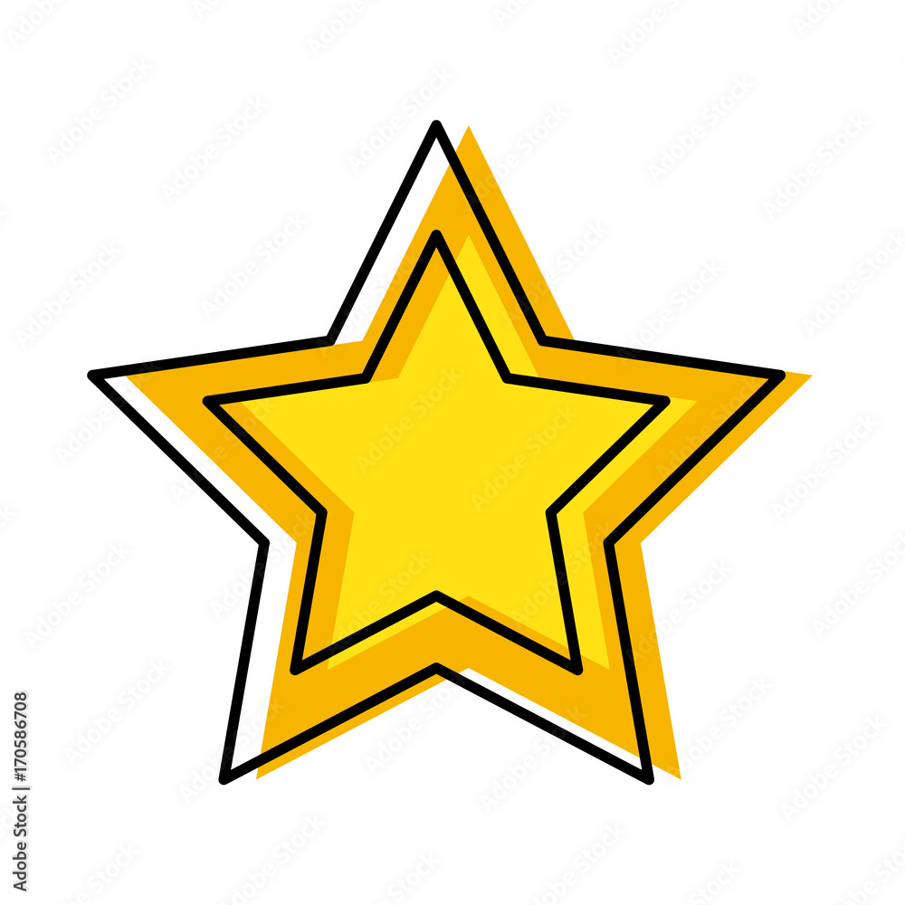 Star shape symbol icon vector illustration graphic design Star shape symbol icon vector illustration graphic design
