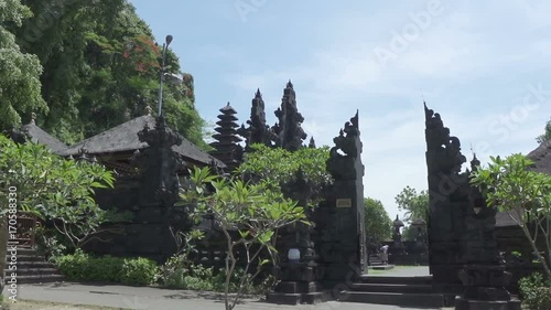 Pura Goa Lawah (bat cave temple). The temple is built surrounding a limestone cave that housed thousands of bats. East Bali. Indonesia,