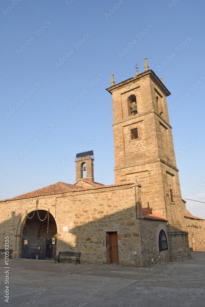 Church of la Corballeda in Rionegro del Puente, Zamora province,Castilla y Leon, Spain