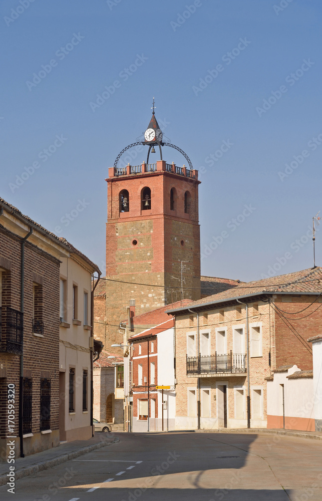 village of Osorna la Mayor, Tierra de Campos Region, Palencia province, Spain