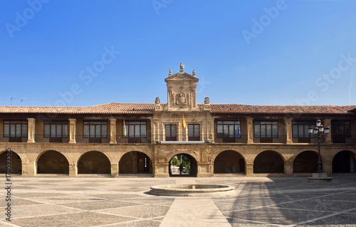 City Hall and Spain Square, Santo Domingo de La Calzada, Way of Saint James, La Rioja, Spain
