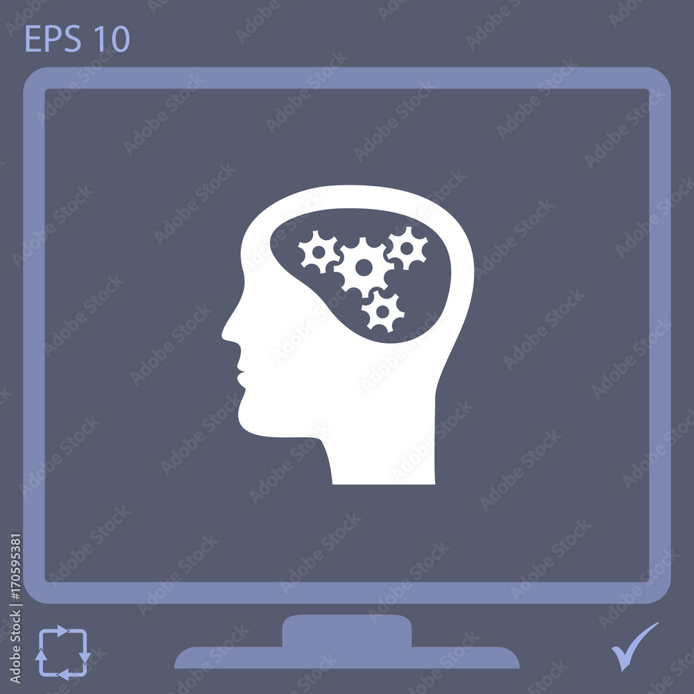 brain vector icon brain vector icon