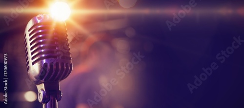 Photographie Microphone at concert