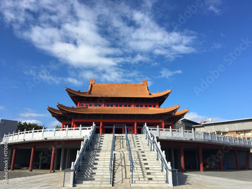Majestueux temple chinois de Guan Di