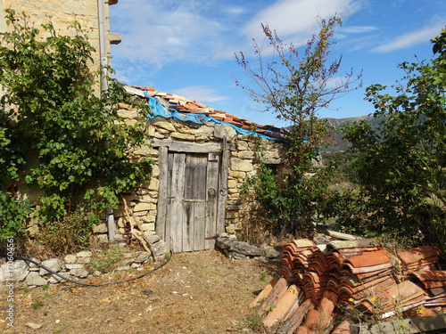 Traditional Architecture in Tobalina Valley in Burgos photo