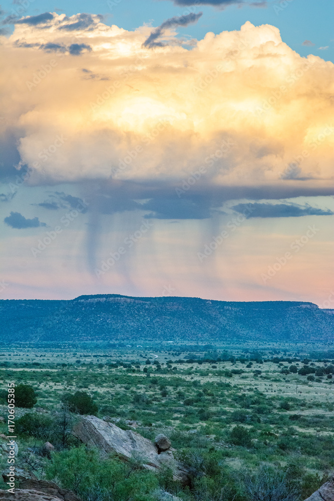rain over mesa
