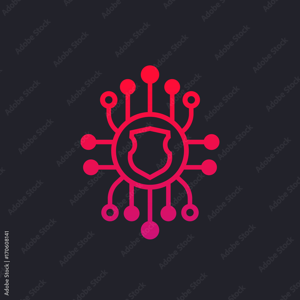 cyber security icon, protection and privacy concept cyber security icon, protection and privacy concept