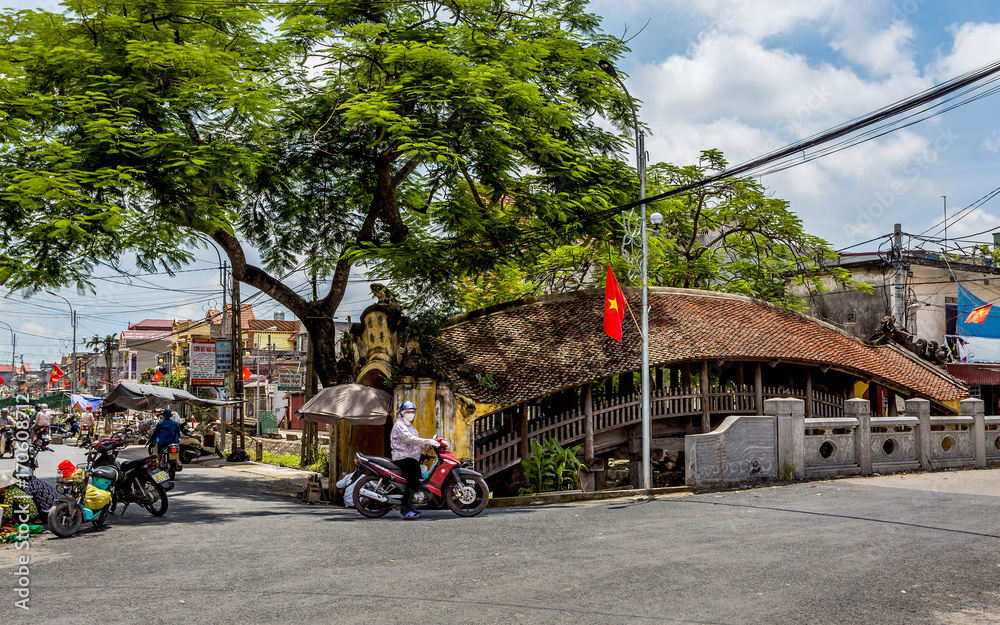 The ancient architecture of the Vietnamese village