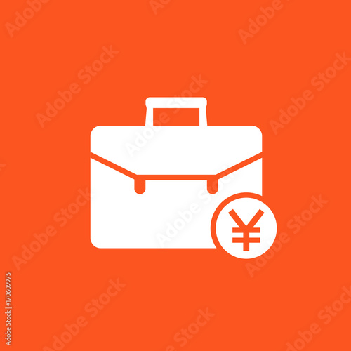 portfolio icon with yuan symbol