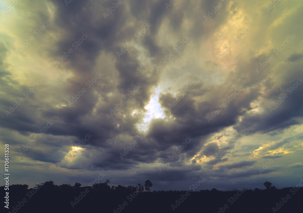Clouds Storm Background