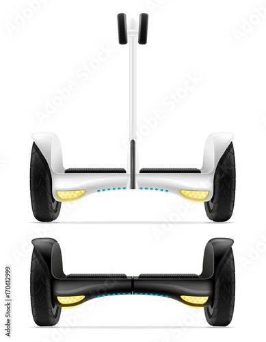 gyroboard giroscuater stock vector illustration