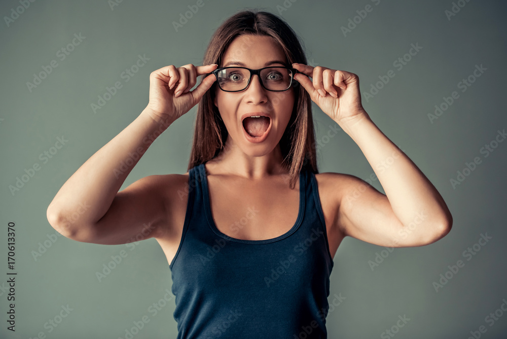 Beautiful young woman