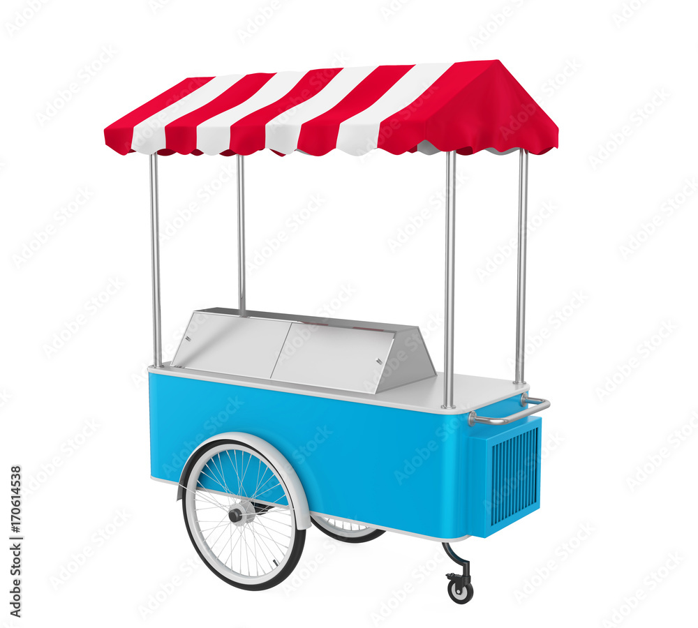 Food Cart Isolated Food Cart Isolated