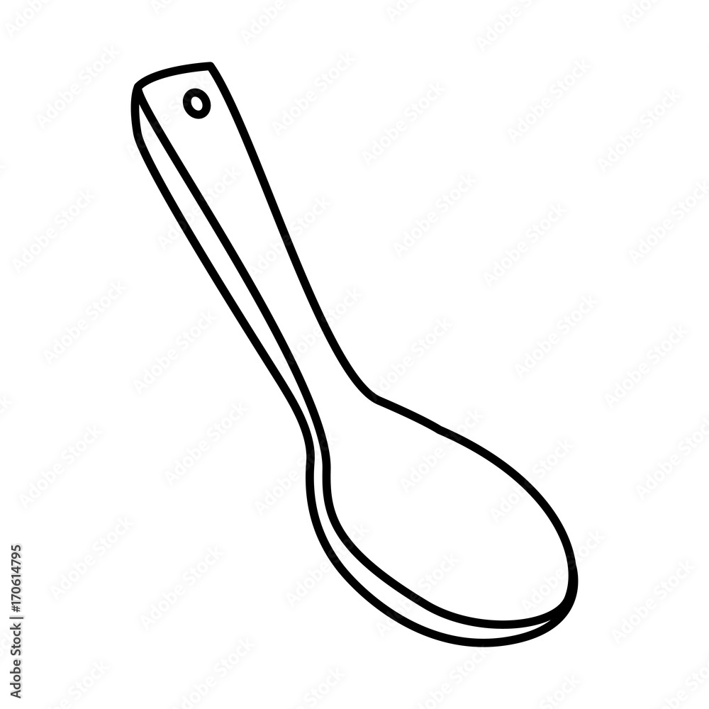 Wooden spoon isolated icon vector illustration graphic design Wooden spoon isolated icon vector illustration graphic design