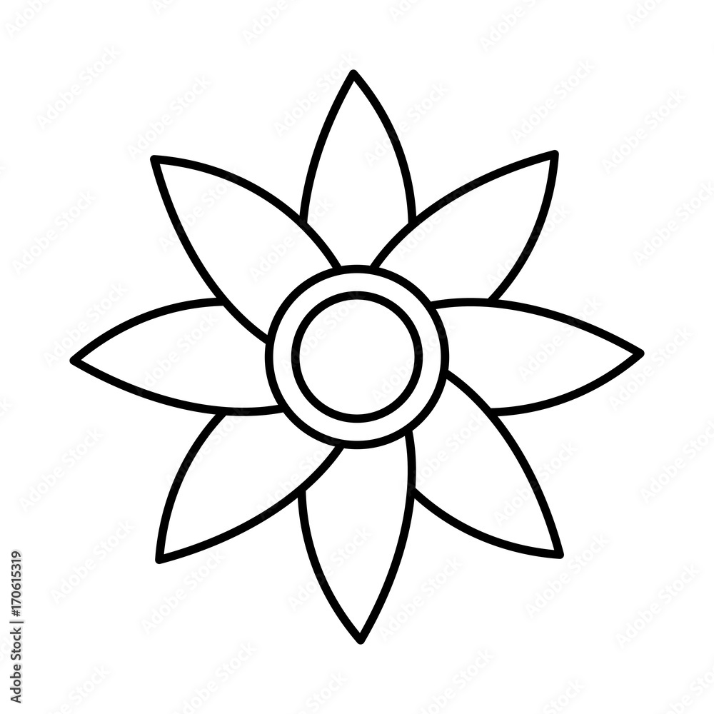 Beautiful flower symbol icon vector illustration graphic design Beautiful flower symbol icon vector illustration graphic design