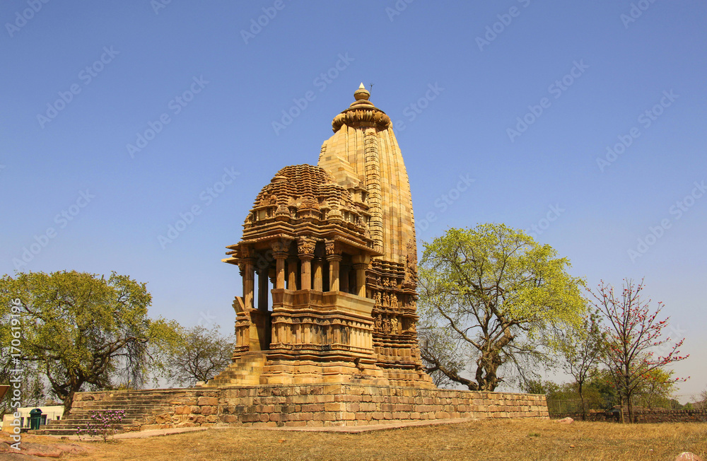 Chaturbhuja temple, southern group of temples of Khajuraho,India