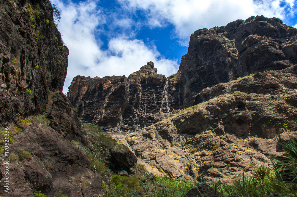 Masca Gorge view. Spain. Tenerife